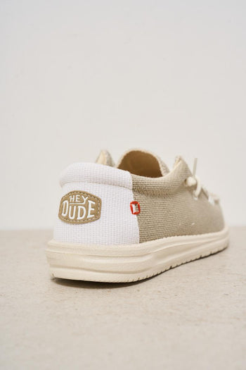 Scarpa da barca uomo Wally beige - 5