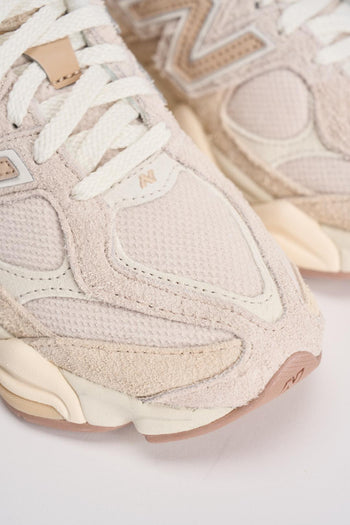 Sneakers donna 9060 panna e beige - 4