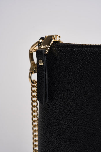 Pochette donna in ecopelle nera - 4