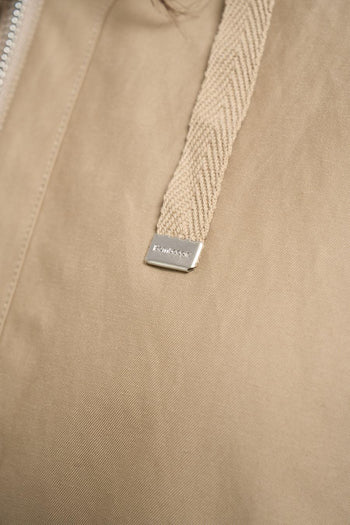 Parka donna in cotone beige - 7