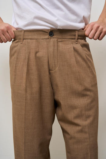 Pantalone uomo baggy tabacco - 7