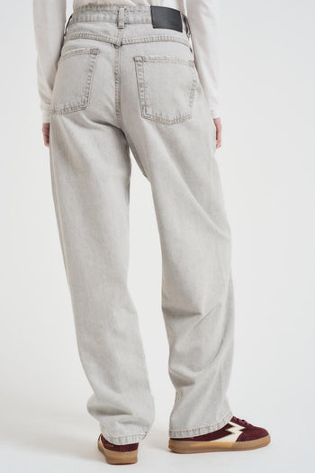 Jeans donna grigio slavato - 3