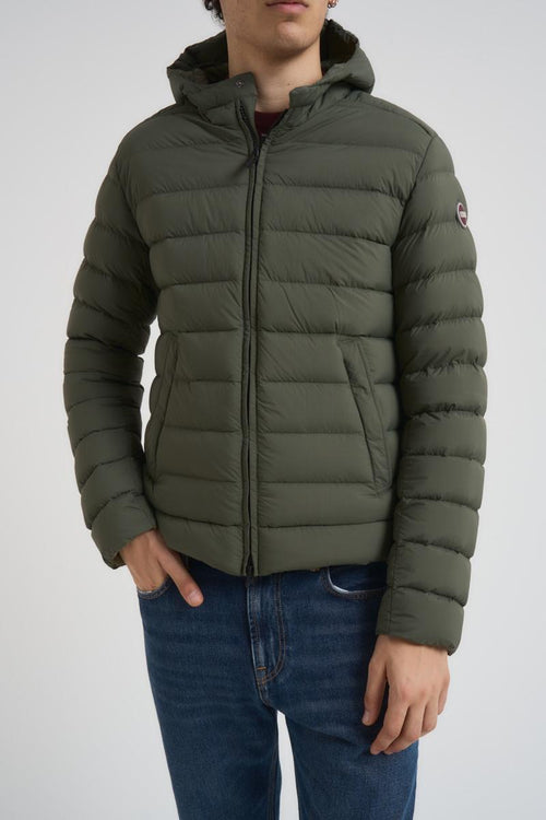 Piumino uomo trapuntato verde