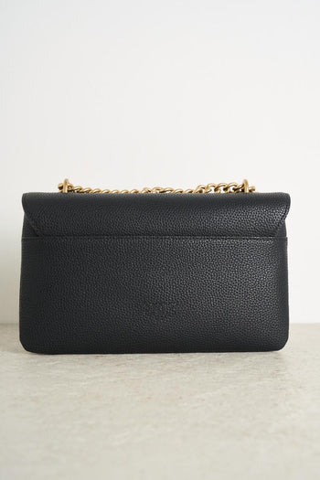 Borsa donna nera a tracolla Love soft mini - 5