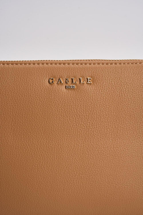 Pochette donna in ecopelle cammello - 2