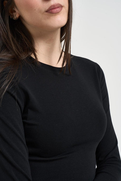 Top donna cropped nero - 2