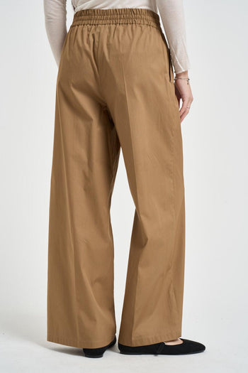 Pantalone donna a palazzo cammello - 4