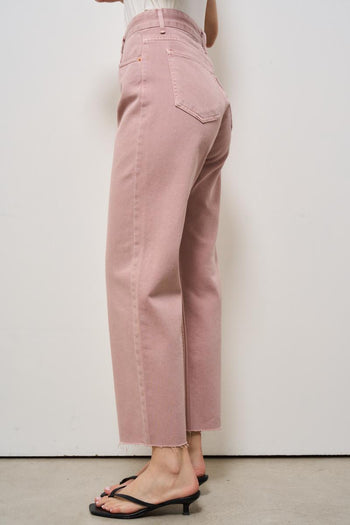 Jeans donna regular rosa - 3
