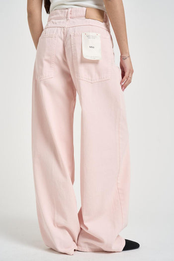 Jeans donna Mia in denim rosa - 5
