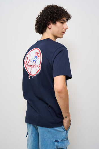 T-shirt uomo girocollo Yankees blu - 4