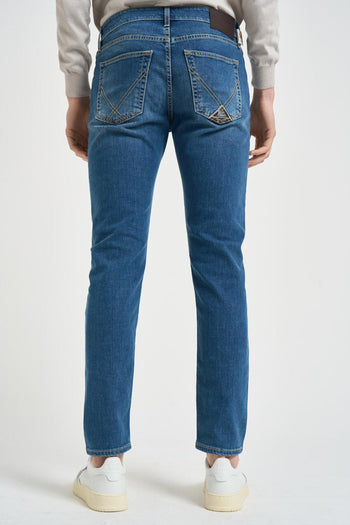 Jeans uomo skinny denim blu - 3