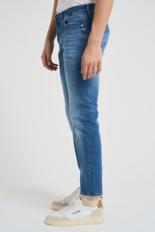 Jeans uomo slim fit in denim medio - 2