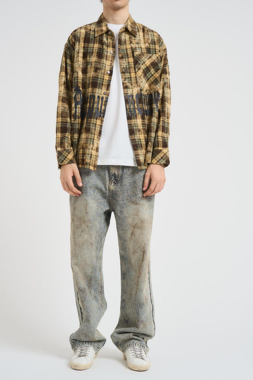 Camicia uomo kaki