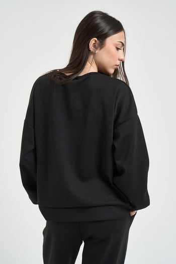 Completo donna in tuta nera - 4