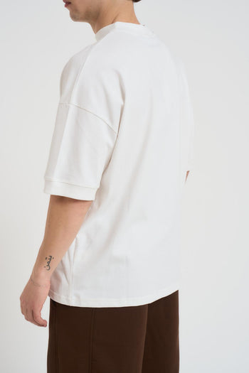 T-shirt uomo girocollo bianca - 3