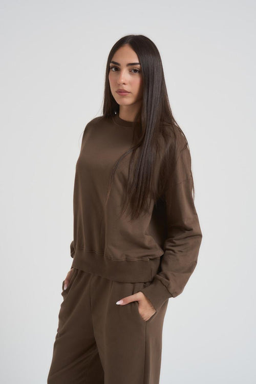Completo tuta donna marrone - 2