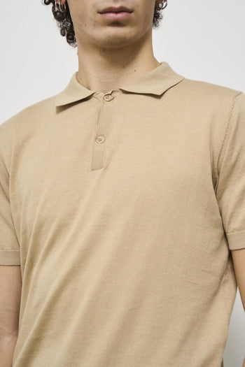 Beige men's polo - 3