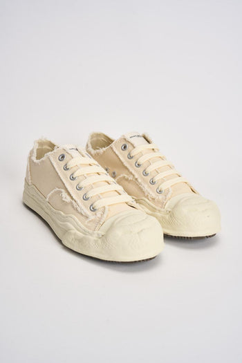 Sneakers uomo panna in canvas - 3