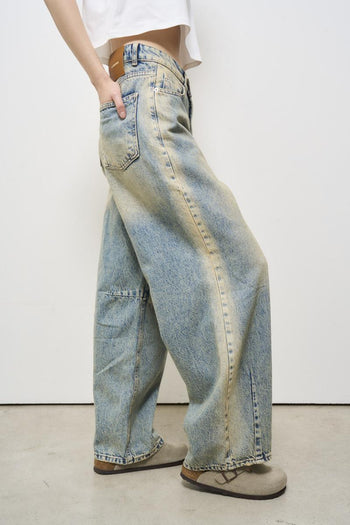 Jeans donna wide-leg in denim - 6