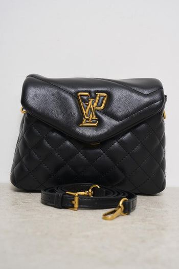 Black women's shoulder bag - 6