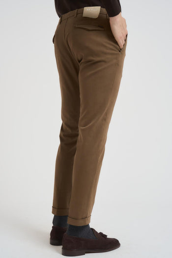 Pantalone uomo dritto tabacco - 5