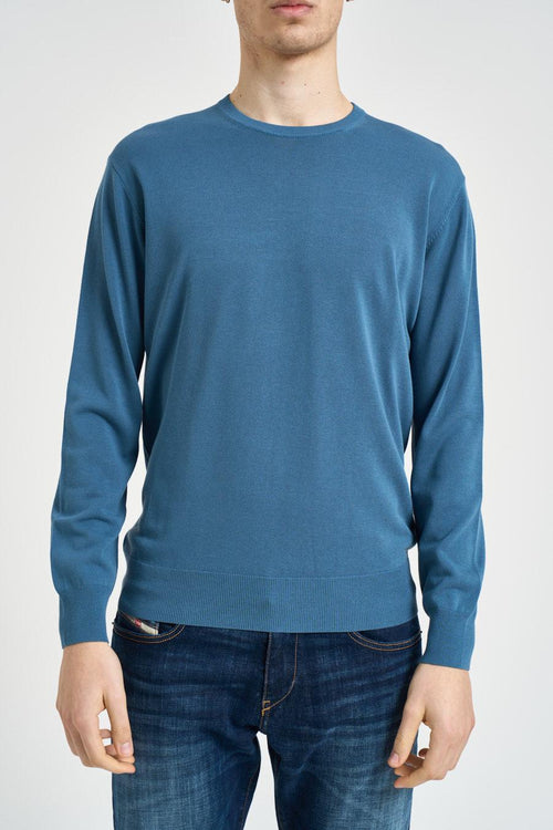 Maglia uomo girocollo azzurro