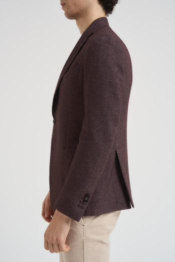 Giacca uomo monopetto marrone - 4
