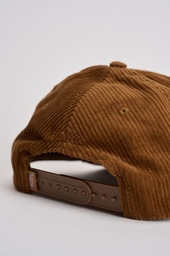 Cappellino uomo in velluto cammello - 5