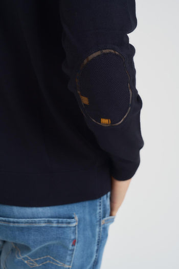 Maglia uomo girocollo blu - 5