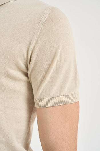 Polo uomo beige - 3