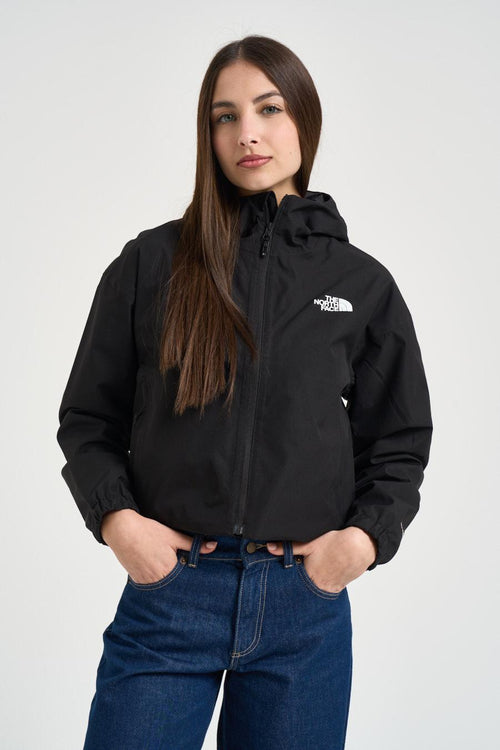 Giubbotto donna cropped nero