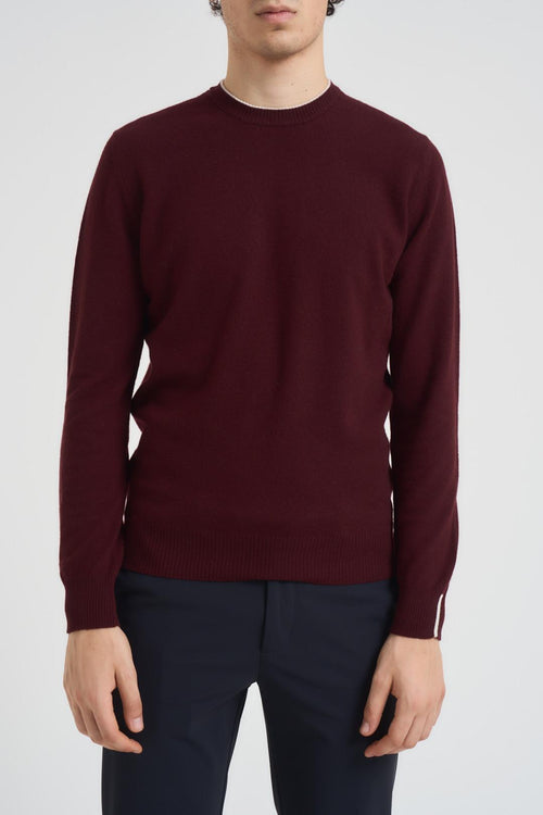 Girocollo uomo Urban Basic bordeaux