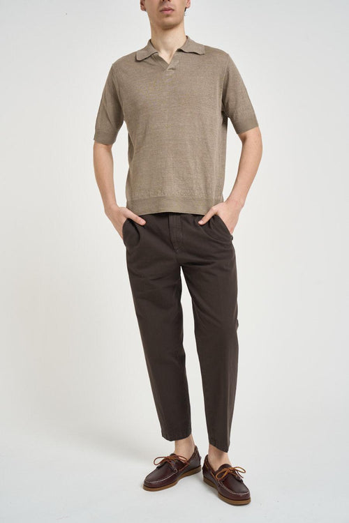 Polo uomo tortora