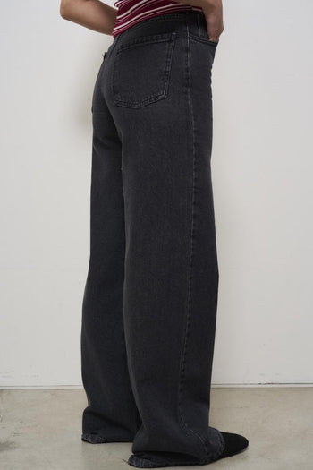 Women's Dark Grey Denim Jeans - 6