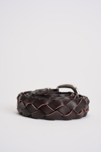 Cintura uomo intrecciata testa di moro - 3