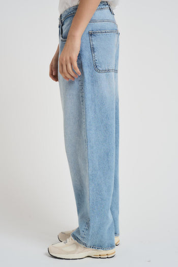 Jeans uomo wide fit in denim chiaro - 3