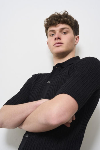 Polo uomo nera - 5
