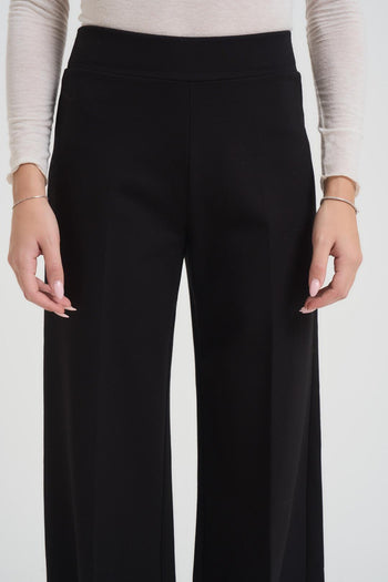 Pantalone donna a palazzo nero - 7