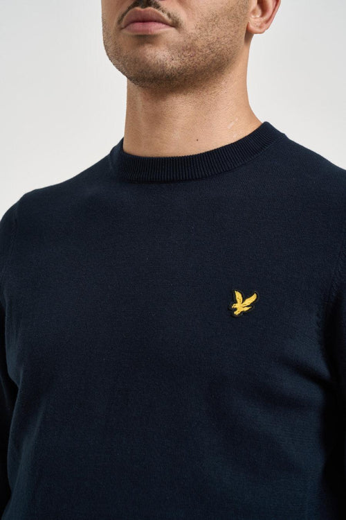 Maglia uomo girocollo blu - 2