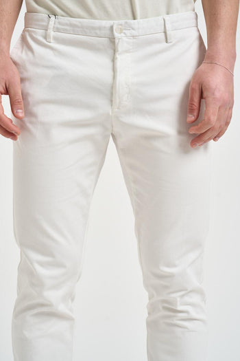 Pantalone uomo slim bianco - 4