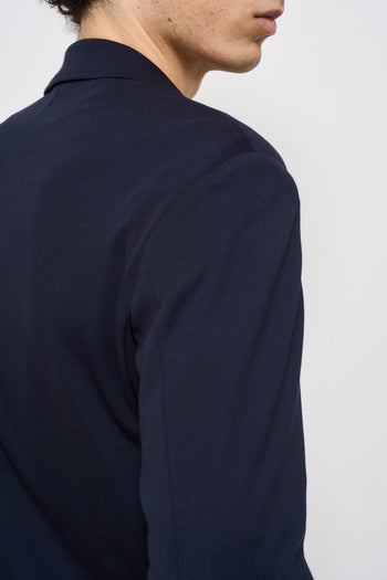Giacca uomo blu monopetto - 7