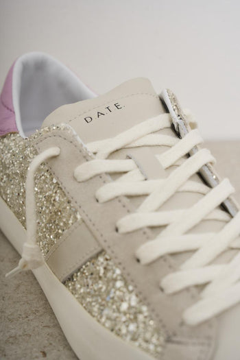 Women's gold and pink sneakers - 6