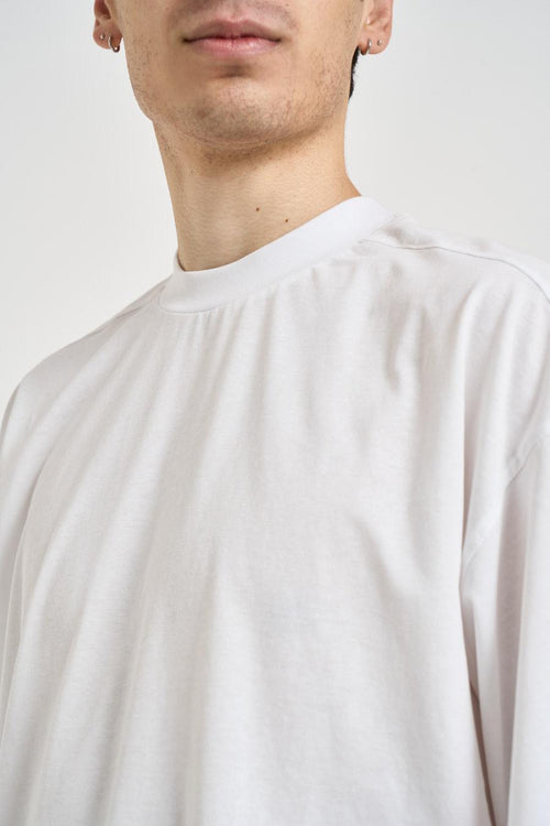 T-shirt uomo girocollo bianca - 2