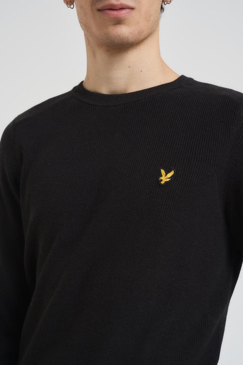 Maglia uomo girocollo nera - 2