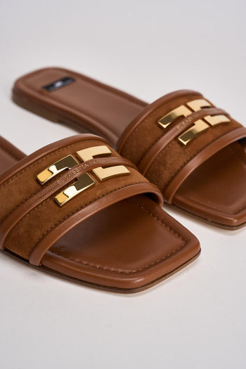 Sandalo donna marrone - 6