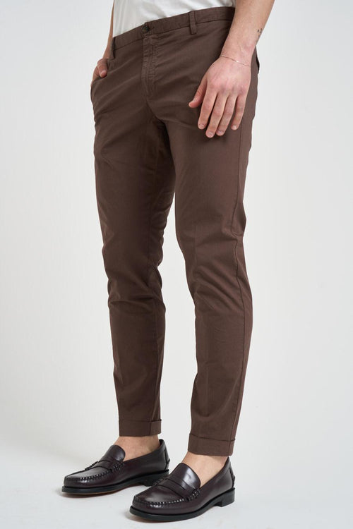 Pantalone uomo slim marrone - 2