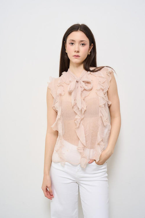 Blusa donna rosa