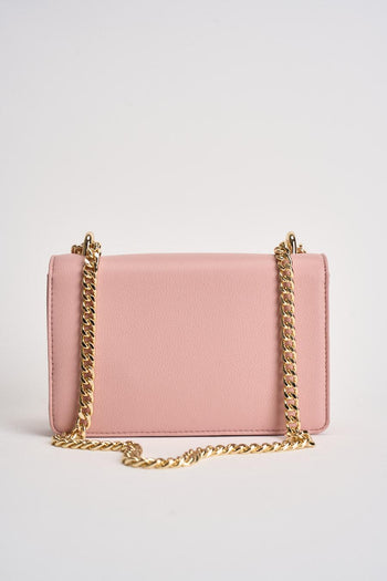 Borsa donna a tracolla in ecopelle rosa - 6