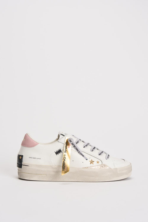 Sneakers donna bianche e rosa