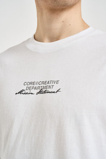 T-shirt uomo con stampa bianca - 4